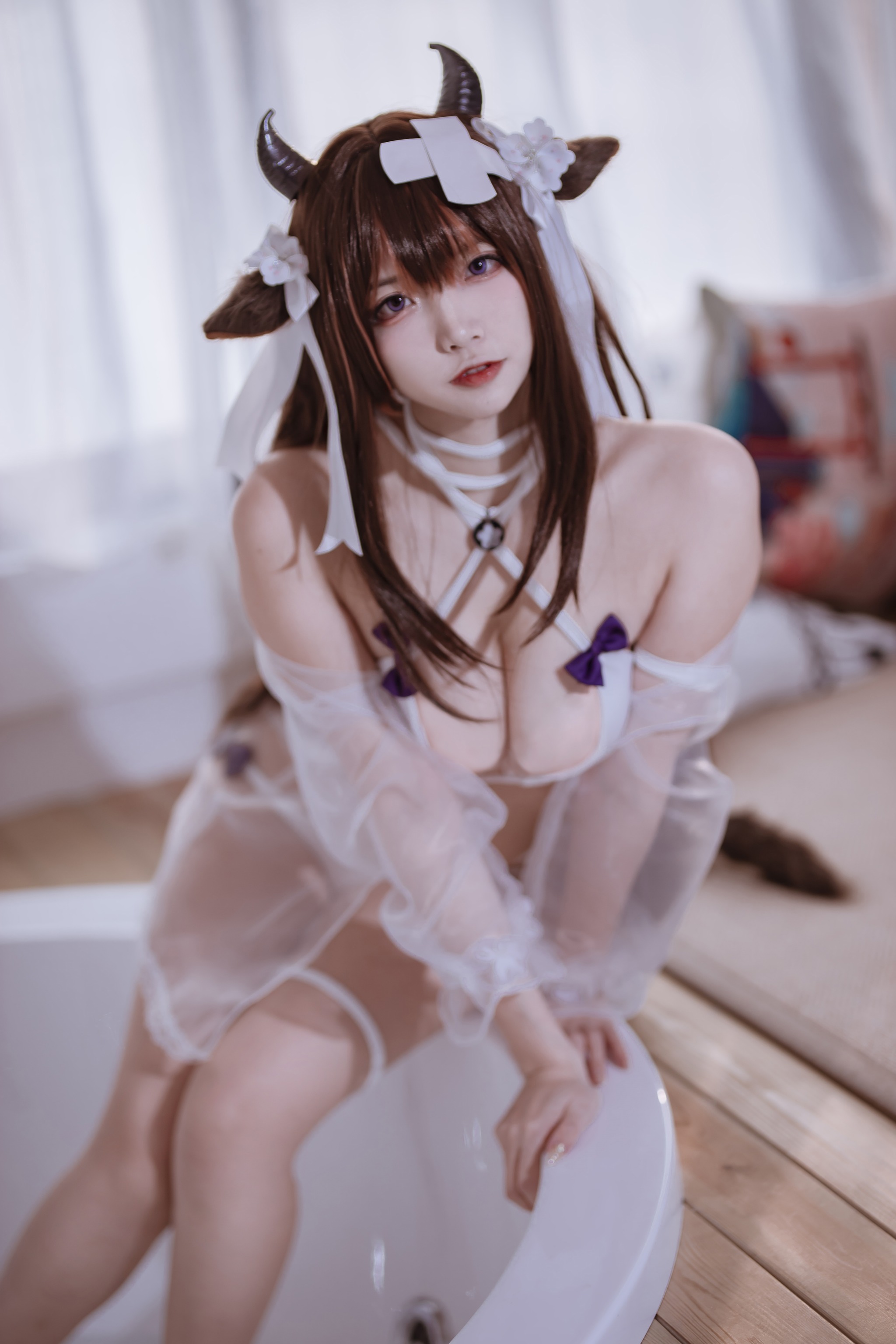 图片[1]-二佐Nisa – NO.155 碧蓝樫野泳装[20P]-XikXak